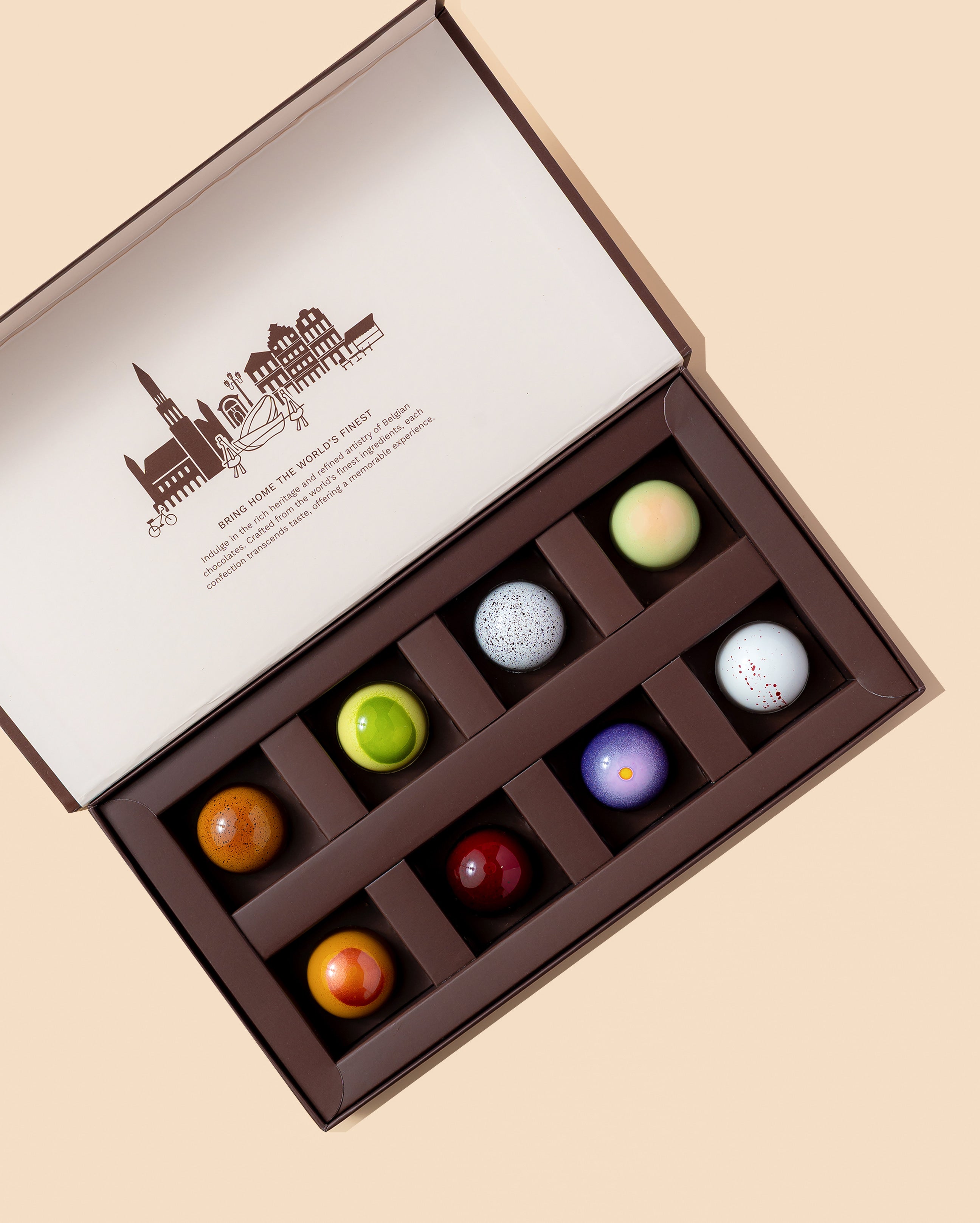 Buy a Premium Box of 8 Bon Bon Chocolate in Ahmedabad – Cacaote