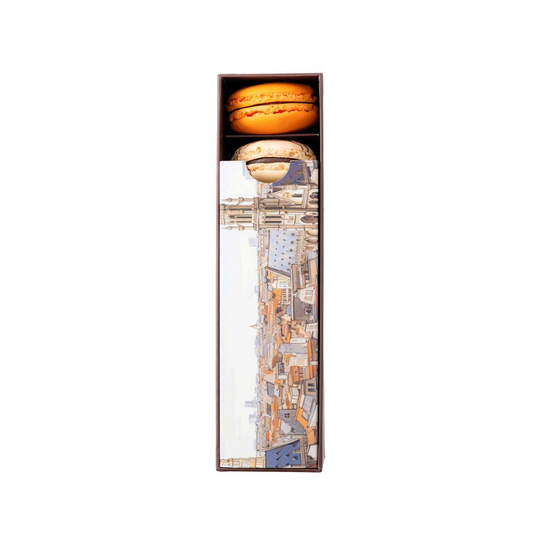 Buy Macaron Gift Box of 6 (Orange) Online in Ahmedabad – Cacaote